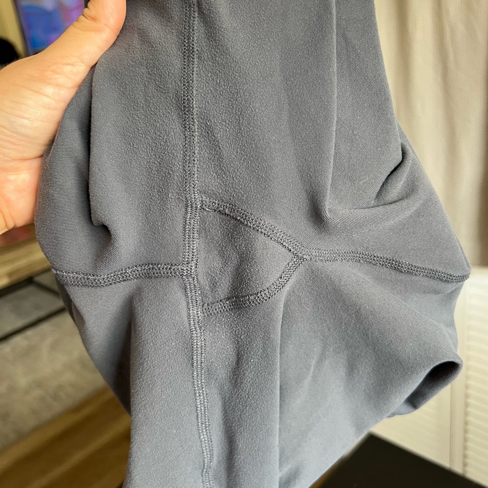 ALO Yoga High-Rise Charcoal Gray Leggings - Picture 8 of 8